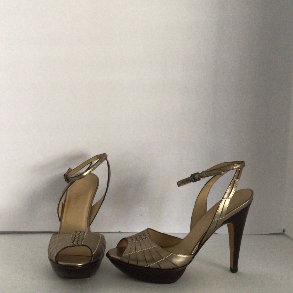 🔥🔥 20% OFF. COLE HAAN 🔥🔥.         Metallic Strappy High Heels